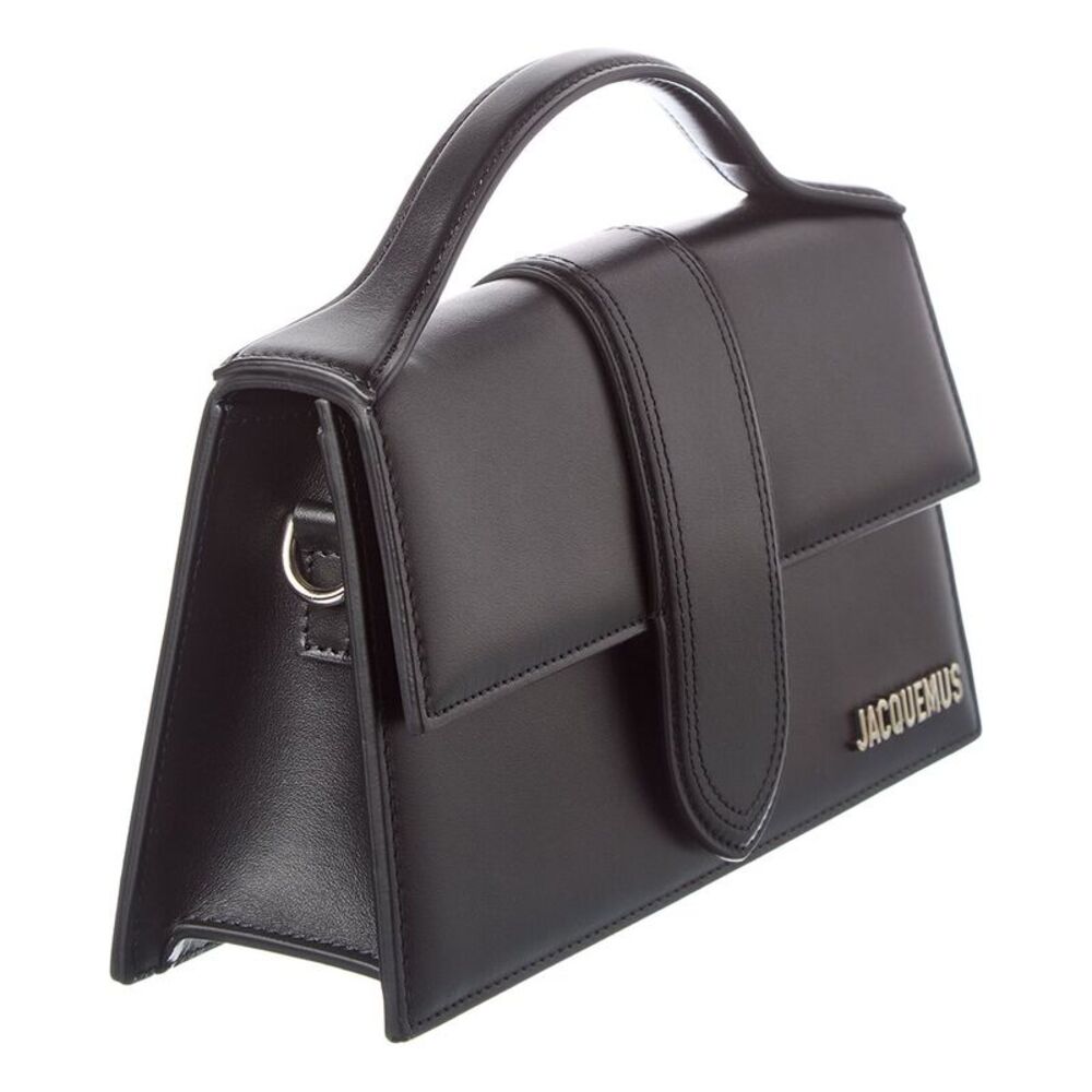 Jacquemus Le Grand Bambino Leather Shoulder Bag, Black - Picture 3 of 5